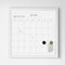 Martha Stewart Everette 18in. x 18in. Magnetic Calendar Dry Erase Board w/Wht Frame, w/Dry Erase Mrkr and 2 Mgnts BR-PM-MWP-4545-WT-MS - alternate 9